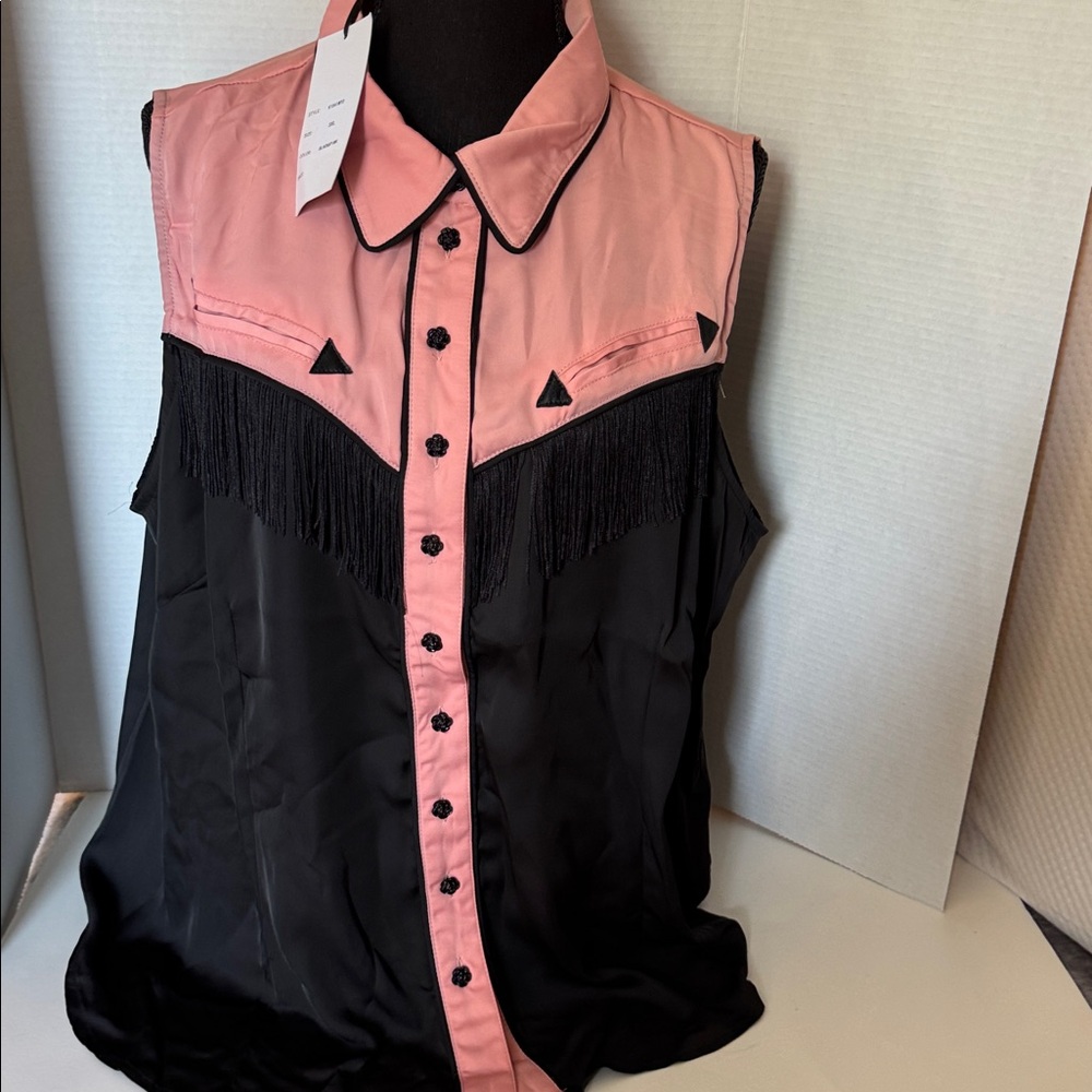 Unique Vintage Western Prairie Girl Blouse
